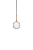 Miira 1 Large pendel, brass / optic clear • NUURA