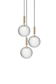 Miira 3 Large pendel, brass / optic clear • NUURA