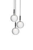Miira 3 Large pendel, rock grey / optic clear • NUURA