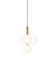 Miira 4 pendel, brass / opal • NUURA