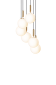 Miira 6 Large pendel, brass / opal • NUURA