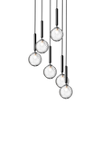 Miira 6 pendel, rock grey / optic clear • NUURA