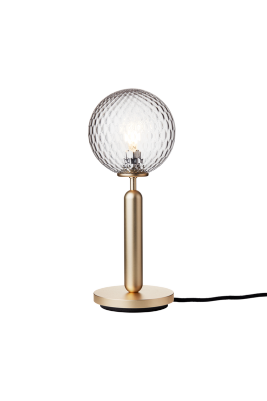 Miira Table bordlampe, brass / optic clear • NUURA