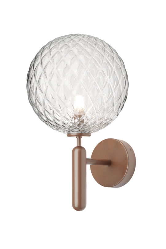 Miira Wall Outdoor udendørslampe, dark bronze / optic clear • NUURA