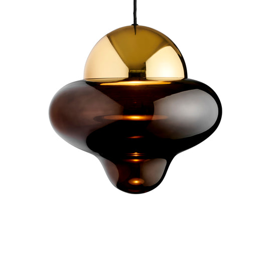 Nutty XL Brown pendel, brun/guld • Design by Us