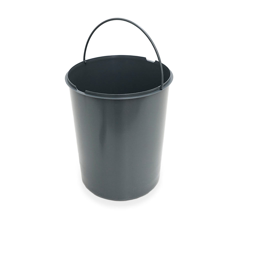 Affaldssystem: Oslo 13L Dark Grey • Affaldsspand på 13 liter i mørkgrå plast med hank.
