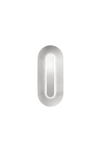 Sasi Large væglampe, silver • NUURA