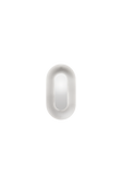 Sasi Small væglampe, silver • NUURA
