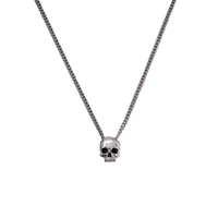 Skull halskæde af Travis Barker, sølv • Buster + Punch