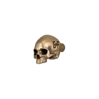 Skull møbelknop af Travis Barker, messing • Buster + Punch