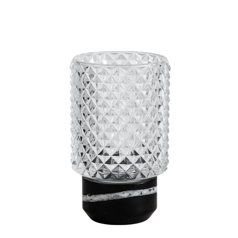 Sons of Marble Hurricane fyrfadsstage, sort/klar • Design by Us