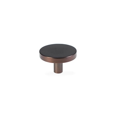 Møbelknop i bronze / bruneret messing, 40 mm - Vesterbro • Chr. Jørgensen