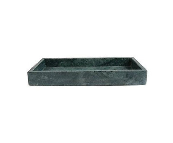 Bakke i marmor, 30x12 cm - grøn • Bahne